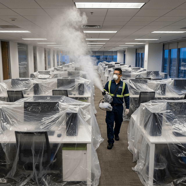 Eco-Fog Sanitisation Process